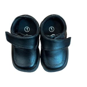 Teeny Toes boys Infant BlackDress Shoes